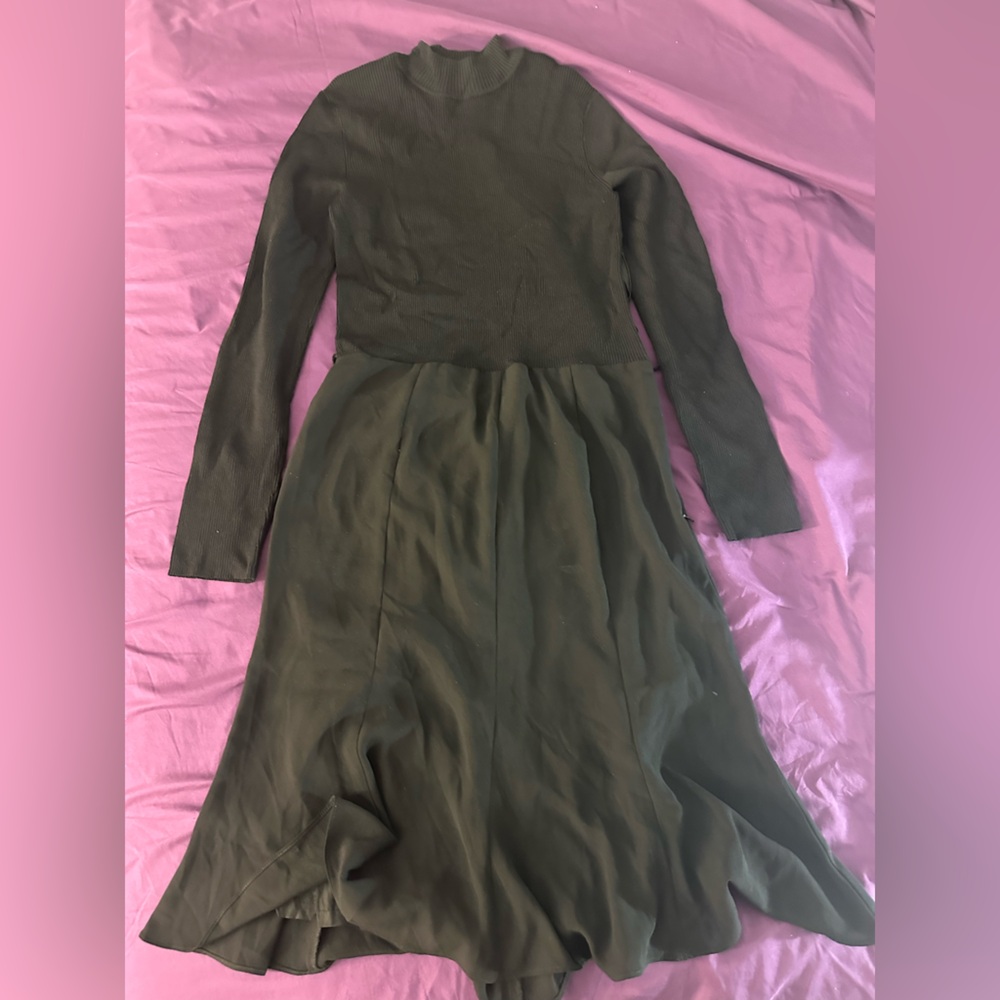Spense Black Long Sleeve Dress